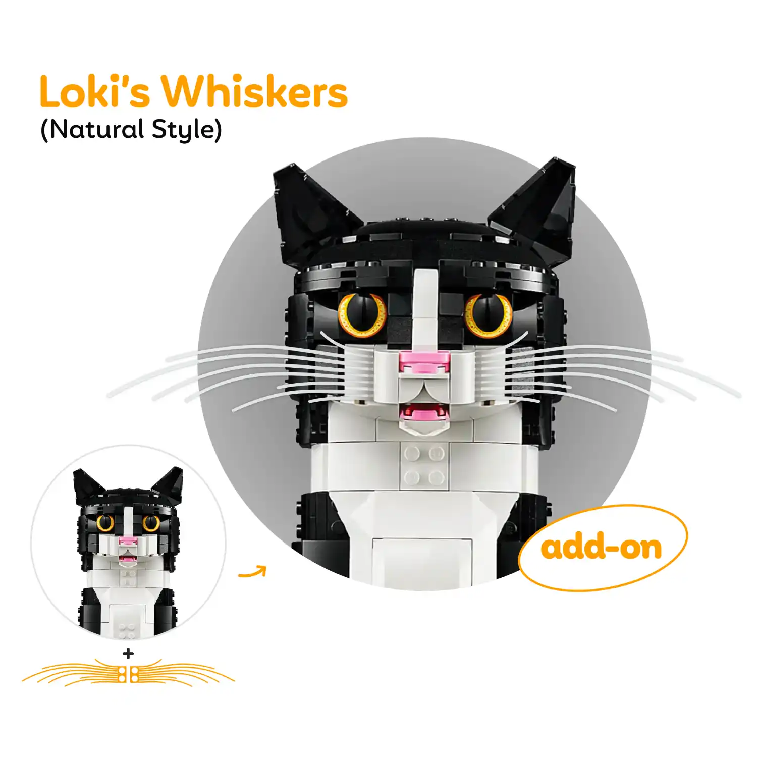 Loki Whiskers Natural Style