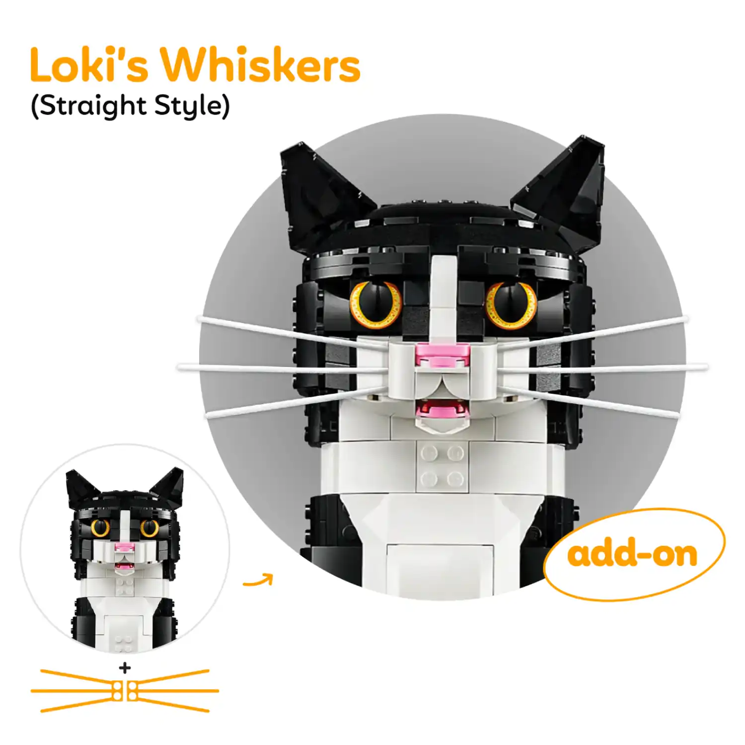 Loki Whiskers Straight Style