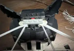 Remove the upper head pieces