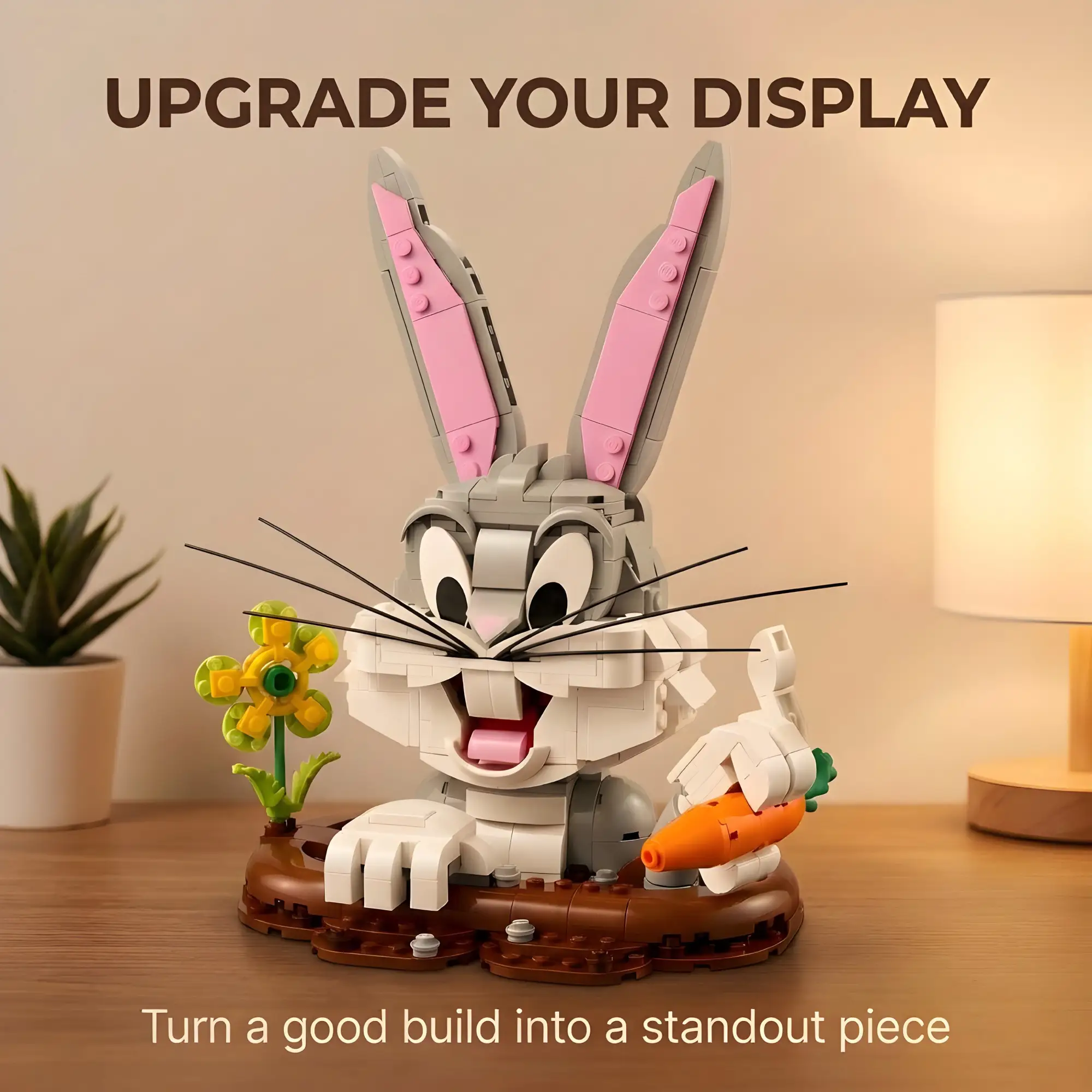 Loki’s Whiskers for LEGO Rabbit Model 40920 – Custom Snap-in Accessory - Image 2